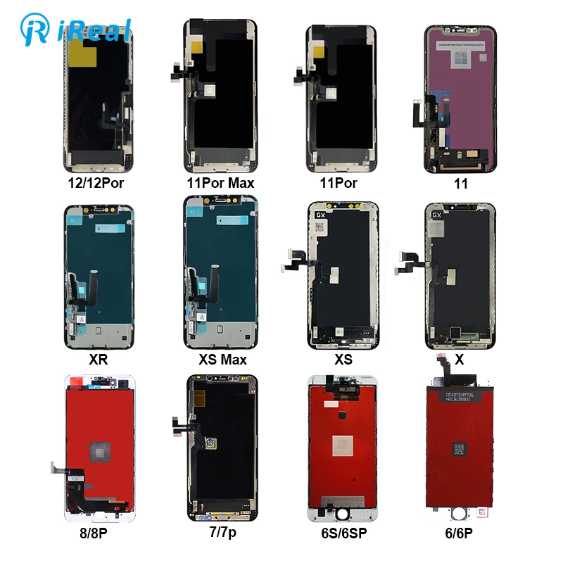 Original OLED Display for iPhone X Xs Xr 11 12 PRO Max Touch Screen Panel Digitizer Replacement 6 6s 7 8 Plus Mobile Phone LCD