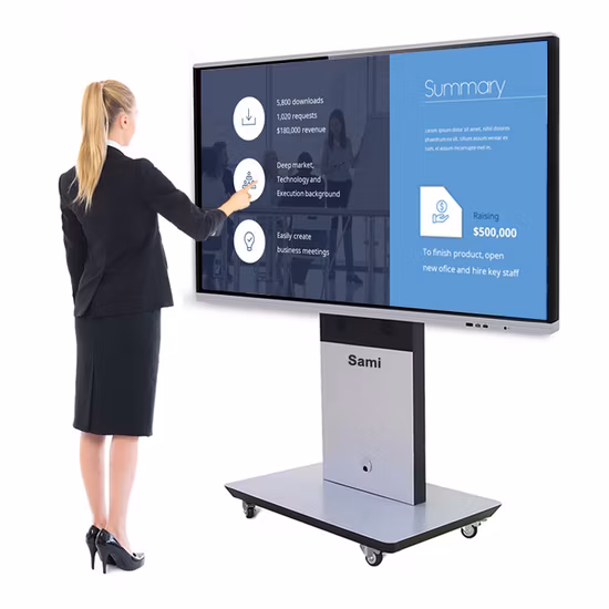 TFT LCD Modules Touch Screen Small Round Amoled Display Circle LCD Advertising Display with Kiosk